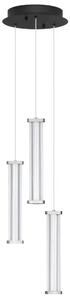Nova Luce Stříbrné závěsné LED světlo Pheme 25 cm