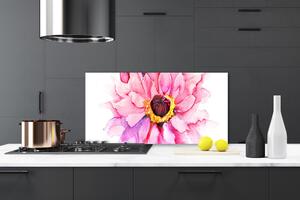Kuchyňský skleněný panel Květ 120x60 cm
