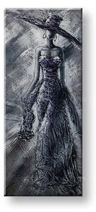 Malovaný obraz na stěnu ŽENA 50x120 cm - 50×120 cm / Klasický 2 cm