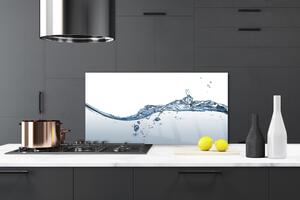 Kuchyňský skleněný panel Voda Umění 125x50 cm