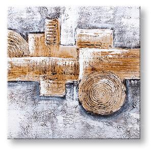 Malovaný nástěnný obraz ABSTRAKT 1 díl CFA12CX0947E1 - 50x50 cm