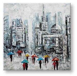 Malovaný nástěnný obraz CITY 1 díl 70x70 cm CFAZH4736AE1