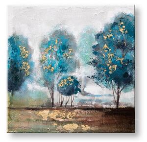 Malovaný obraz na stěnu STROMY 1 díl - 60x60 cm - 60×60 cm / Klasický 2 cm