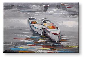 Malovaný nástěnný obraz LODĚ 1 díl 90x60 cm CFAZH5057E1