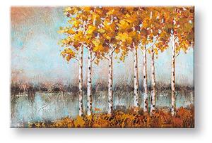 Malovaný obraz na stěnu STROMY 1 díl - 90x60 cm - 90×60 cm / Klasický 2 cm