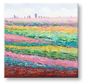 Malovaný obraz na stěnu KRAJINA 1 díl - 70x70 cm - 70×70 cm / Klasický 2 cm