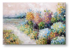Malovaný obraz na stěnu LUKE 1 díl 90x60 cm - 90×60 cm / Klasický 2 cm