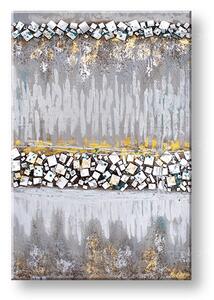 Malovaný nástěnný obraz ABSTRAKT 1 díl 60x90 cm CWF1014W-3E1