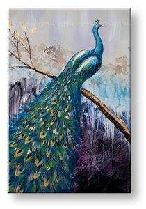 Malovaný obraz na stěnu ŘEKA 1 díl 60x90 cm - 60×90 cm / Klasický 2 cm