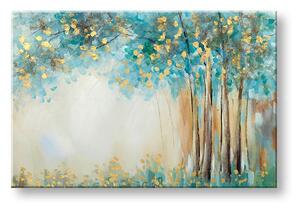 Malovaný obraz na stěnu STROM 1 díl 90x60 cm - 90×60 cm / Klasický 2 cm