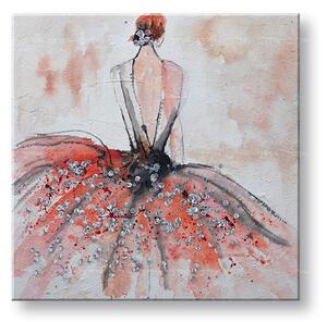 Malovaný nástěnný obraz ŽENA 1 díl CFAZH6233E1 - 60x60 cm