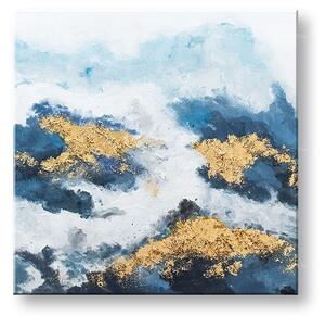 Malovaný obraz na stěnu ABSTRAKT 1 díl 70x70 cm - 70×70 cm / Klasický 2 cm