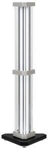 Nova Luce Stříbrná stolní LED lampa Pheme