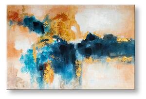 Malovaný obraz na stěnu ABSTRAKT 1 díl - 120x80 cm - 120×80 cm / Klasický 2 cm