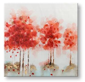 Malovaný obraz na stěnu ABSTRAKT 1 díl - 70x70 cm - 70×70 cm / Klasický 2 cm