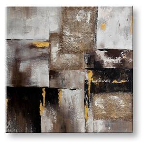 Malovaný nástěnný obraz ABSTRAKT 1 díl 70x70 cm CWF11293SDE1
