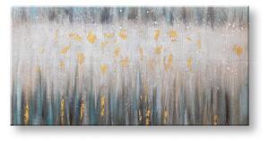 Malovaný obraz na stěnu ABSTRAKT 1 díl 140x70 cm - 140×70 cm / Klasický 2 cm