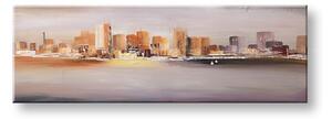 Malovaný nástěnný obraz CITY 1 díl 120x40 cm CWF1398SDE1