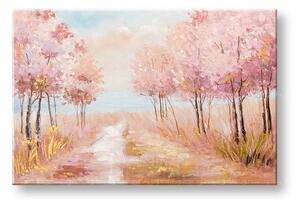 Malovaný obraz na stěnu STROMY 1 díl - 60x90 cm - 60×90 cm / Klasický 2 cm