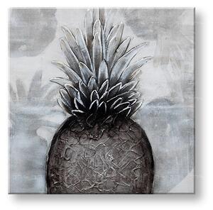 Malovaný nástěnný obraz ANANAS 1 díl 60x60 cm CWF1345H-14E1