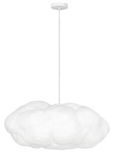 Nova Luce Bílé závěsné světlo Cloud 80 cm