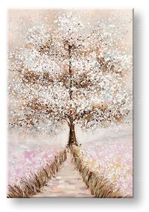 Malovaný obraz na stěnu STROM 1 díl - 60x90 cm - 60×90 cm / Klasický 2 cm
