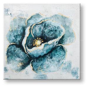 Malovaný obraz na stěnu KVĚTINY 1 díl - 50x50 cm - 50×50 cm / Klasický 2 cm