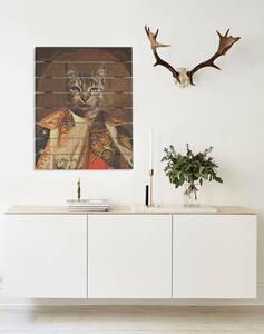 Obraz na dřevě zvířecí portrét Kim - 60x80 cm - 60x80 cm