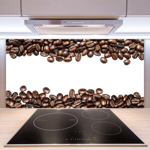 Kuchyňský skleněný panel Káva Zrnka Kuchyně 120x60 cm