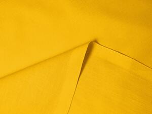 Biante Bavlněné jednobarevné ložní povlečení Moni MOD-501 Sytě žluté Prodloužené 140x220 a 70x90 cm