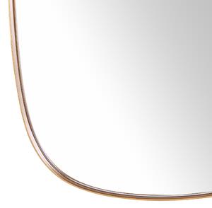 Nástěnné kovové zrcadlo 39 x 95 cm zlaté CERGY