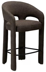 ​​​​​Dan-Form Hnědá bouclé barová židle Splendor 67 cm