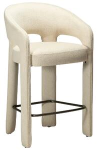 ​​​​​Dan-Form Krémově bílá bouclé barová židle Splendor 67 cm