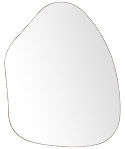 Nástěnné kovové zrcadlo 70 x 92 cm zlaté PUTEAUX