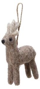 Závěsná dekorace vlněné zvířátko Deer Beige Wikholm Form