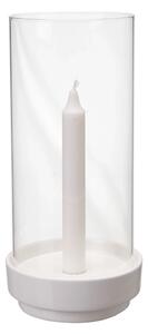 Keramický svícen se stínítkem Mette White 27 cm Wikholm Form