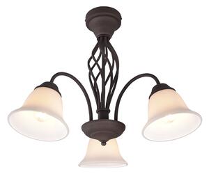 TRIO 601000324 RUSTICA stropní svítidlo D550mm 3xE14 rezavá