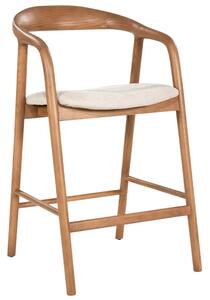 Eleonora Světle hnědá dřevěná barová židle Rayven 65 cm
