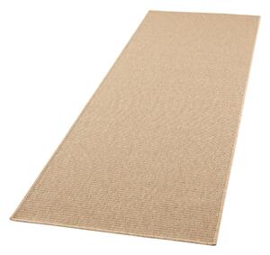 Béžový běhoun BT Carpet Nature, 80 x 350 cm