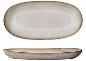 Bloomingville Béžový kameninový servírovací talíř Sandrine 42 cm