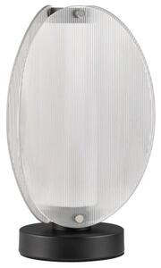 Nova Luce Kouřově šedá stolní LED lampa Noir