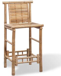 Barové židle 2 ks bambus
