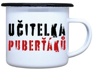 Plecháček s potiskem Učitelka puberťáků Objem: 330 ml