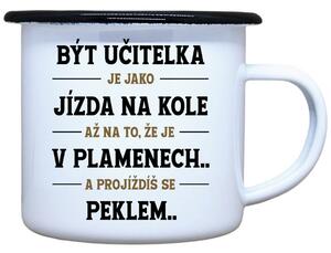 Vtipný plecháček Být učitelka Objem: 330 ml