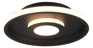 TRIO 680810332 ASCARI stropní svítidlo LED D300mm 28W/3200lm 3000K IP44 matná černá, switchdimmer