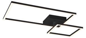 TRIO R62642132 PADELLA stropní svítidlo LED 25W/3000lm 3000K matná černá, switchdimmer