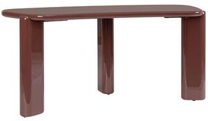 Bizzotto Lesklý terakotový psací stůl Otilia 168 x 75 cm