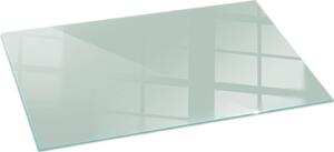 Sklenná podkladová deska pro 120x60 cm - kamna - krbová deska sklenná - ochranné sklo - ochranná deska proti jiskrám - sklenná podkladová deska ohnivzdorná - tepelná ochranná deska - sklenná ochrana podkladu - barva svtle zelená