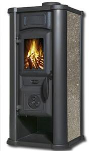 TIM SISTEM, krbová kamna na TP DIANA ECO zelená (pistácie) keramika 4,73 kW
