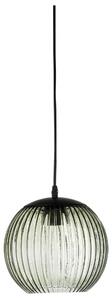 Bloomingville Zelené skleněné závěsné světlo Sybia 23 cm